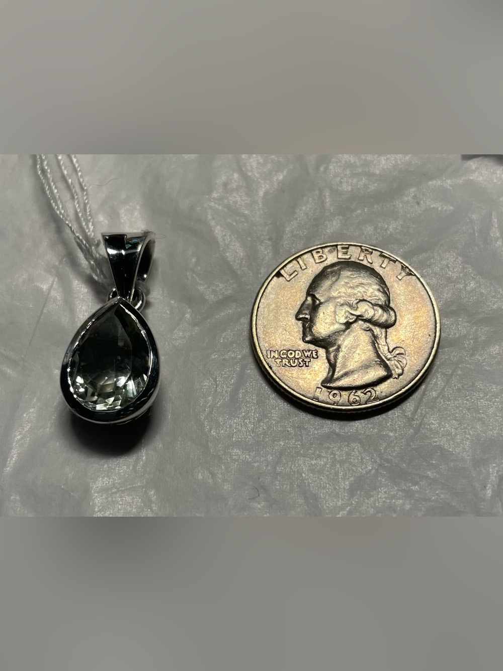 Prasiolite pendant